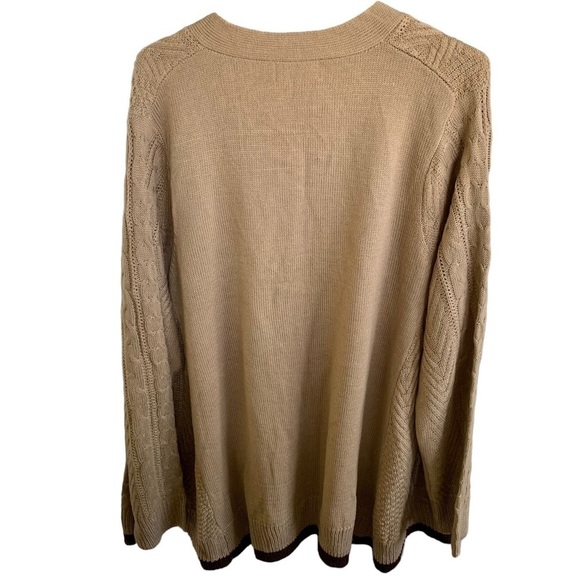 🆕 Simply Couture Cable Knit Plus Size Cardigan Sweater Women’s Size 2XL - Picture 2 of 4
